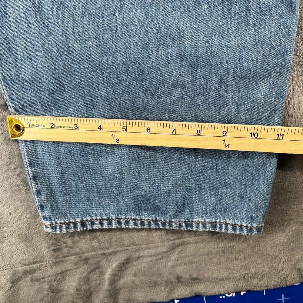 Old Navy Baggy Wide Leg Overalls Womens Sz 14 Light Wash Retro Country Boho EUC - Picture 8 of 9